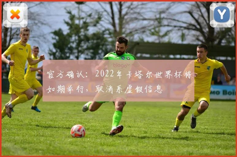 官方确认：2022年卡塔尔世界杯将如期举行，取消系虚假信息
